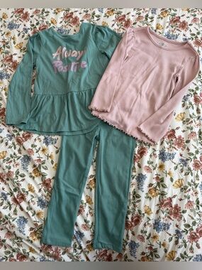 Kids Three piece GARANIMALS Two long sleeve tops and pair of pants